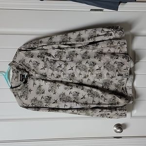 Vintage Woolrich khaki mallard ducks shirt